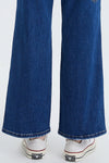 High Rise Wide Leg Crop Denim Jeans-Wide Leg-BAYEAS