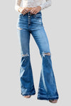 HIGH RISE FLARE JEANS-BAYEAS