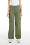 High Rise Mulit Bag Straight Pants-Straight-BAYEAS