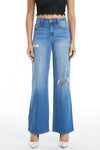 Womens Wide Leg Jeans-Wide Leg-BAYEAS