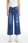 Alsa Wide Leg Distressed Jeans-Wide Leg-BAYEAS