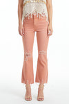 Emily High Rise Distressed Flare Pants-Flare & Bootcut-BAYEAS