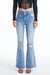 High Rise Distressed Flare Jeans-Flare & Bootcut-BAYEAS