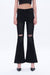 Lauren Flare Jeans With Raw Hem-Flare & Bootcut-BAYEAS