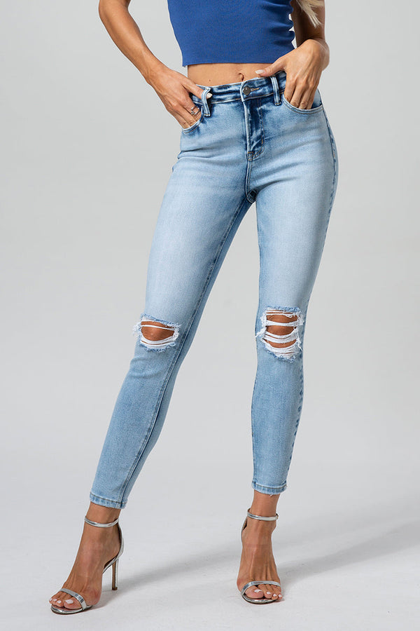 HIGH RISE SKINNY - FEATURED ON FLIP-Skinny-BAYEAS