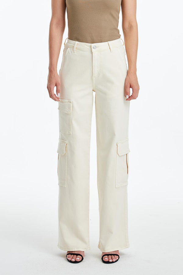 High Rise Wide Leg Denim Jeans