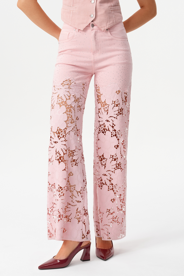 Flora Super High Rise Wide Leg