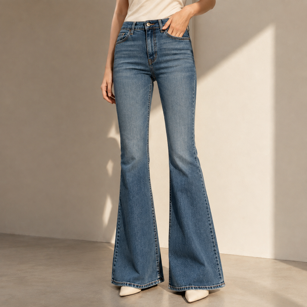 What Body Type Should Best Wear Flare Denim Jeans?