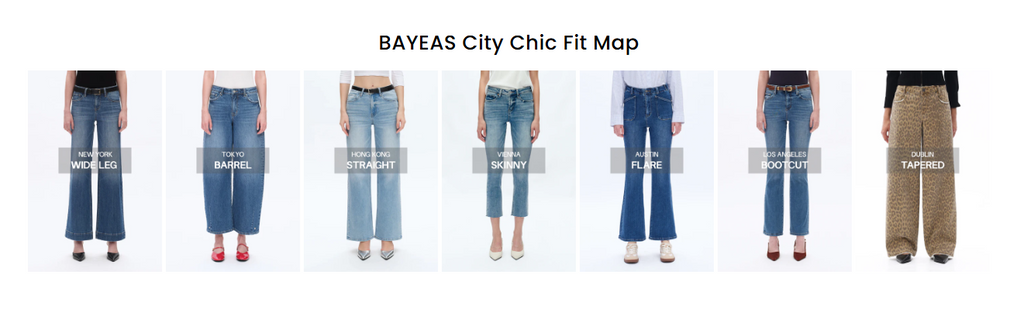 Your City, Your Fit: The Bayeas Guide to Finding Your Denim Silhouette