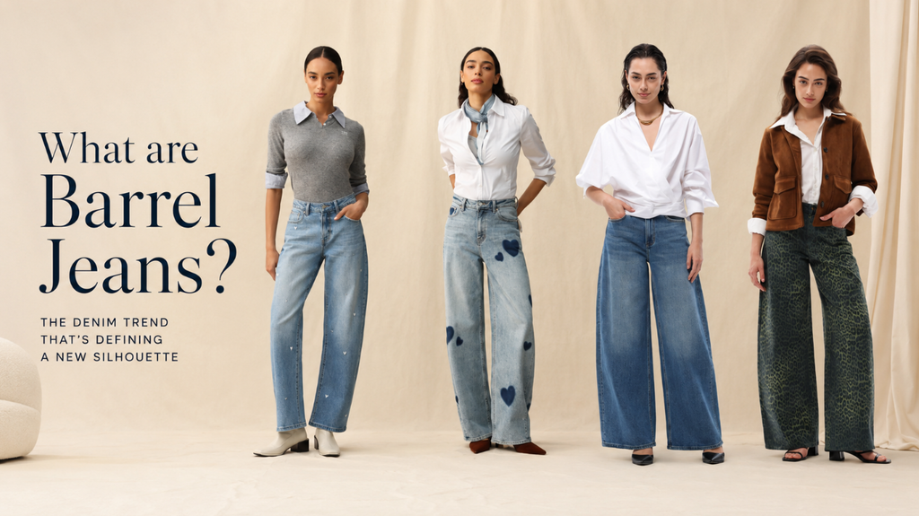 What Are Barrel Jeans? 2026 Fit Guide | Bayeas