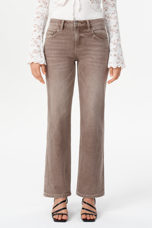 Briar Mid Rise Straight Jeans