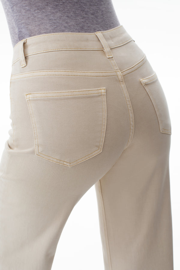 Mid Rise Wide Leg Jeans