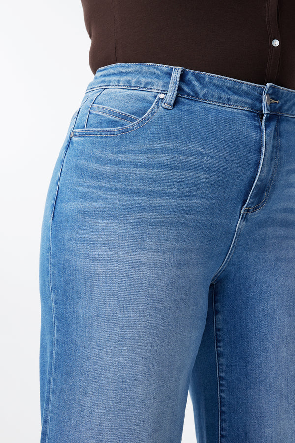 Modern High Rise Wide Leg Jeans