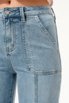 Jess High Rise Relaxed Straight Denim Jeans
