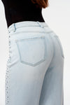 Valentine High Rise Straight Jeans