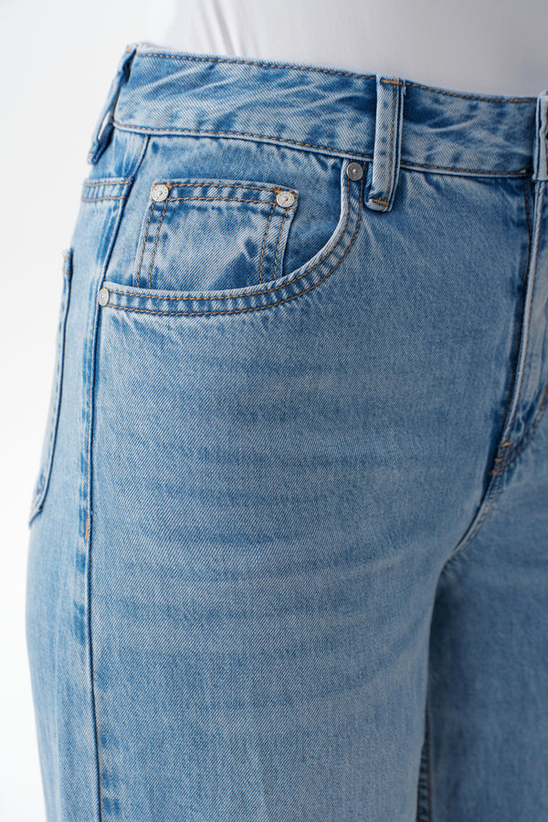 High Rise Wide Leg Jeans