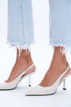 Anna High Rise Frayed Hem Ankle Flare Denim Jeans