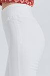 High Rise Front Slit Flare Pants-Flare & Bootcut-BAYEAS