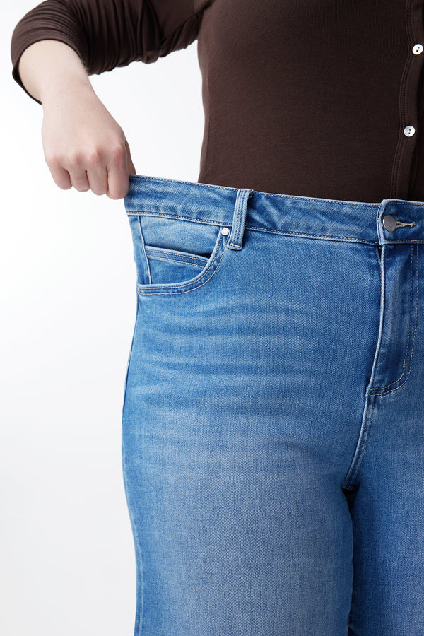 Modern High Rise Wide Leg Jeans