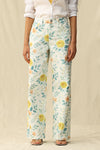 Flora High Rise Wide Leg Woven