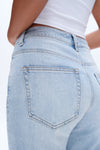 Alva High Rise Straight Denim Jeans
