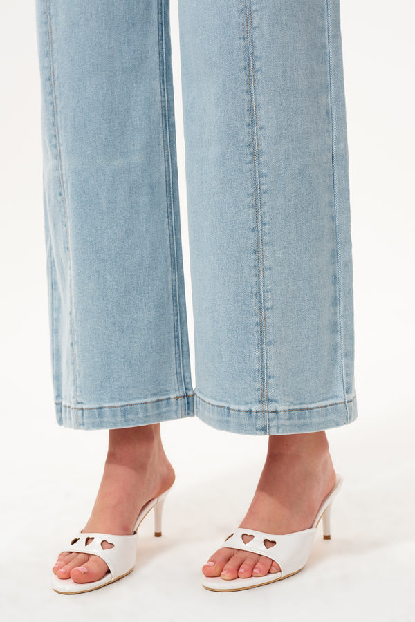 Briar Mid Rise Wide Leg Jeans