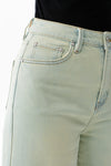 High Rise Slit Wide Leg Jeans