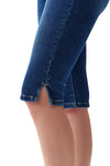 Mid Rise Slit Skinny Jeans