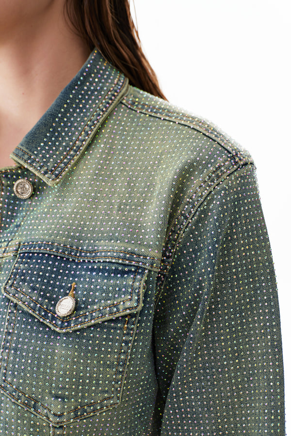 Rhinestone Denim Jacket