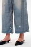 Seoul Mid Rise Wide Leg Jeans