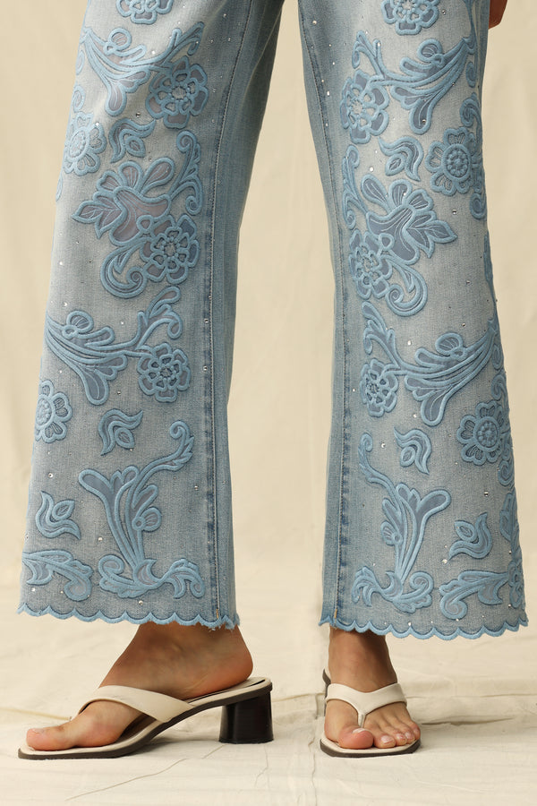 High Rise Wide Leg Jeans