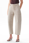 Greta High Rise Drawstring Barrel Pants