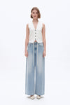 HIGH RISE DRAWSTRING BAGGY-Wide Leg-BAYEAS