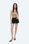 Ella Raw Hem Denim Shorts