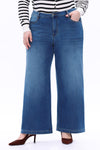 High Rise Wide Leg Flare Denim Jeans