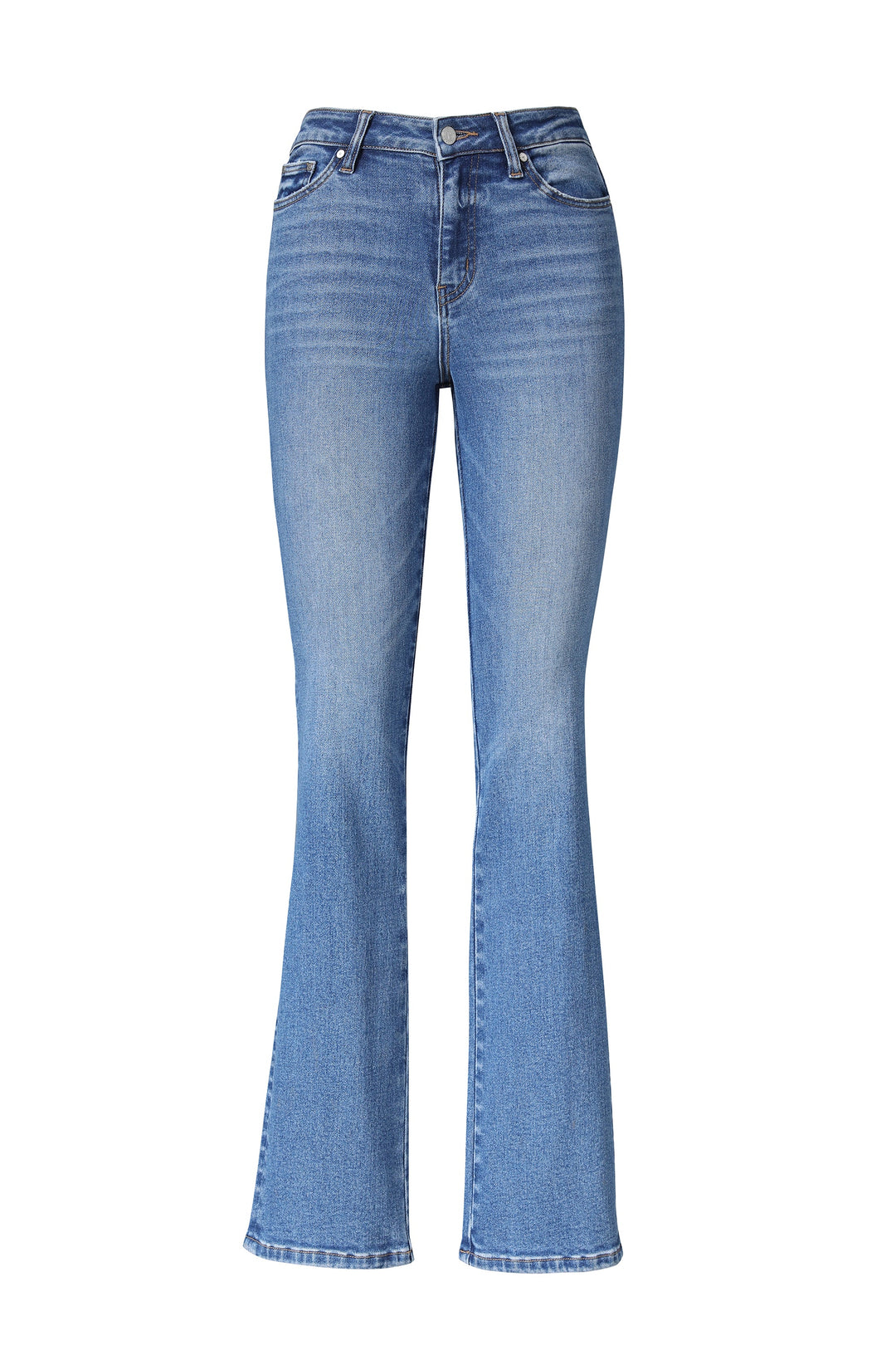 Mid Rise Bootcut Denim Jeans