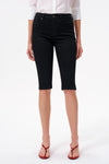 Mid Rise Skimmer Capri Jeans