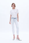 Beth Skinny Jeans With Frayed Hem