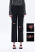 High Rise Distressed Straight Jeans