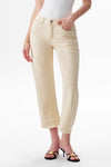 Mid Rise Barrel Leg Denim Jeans