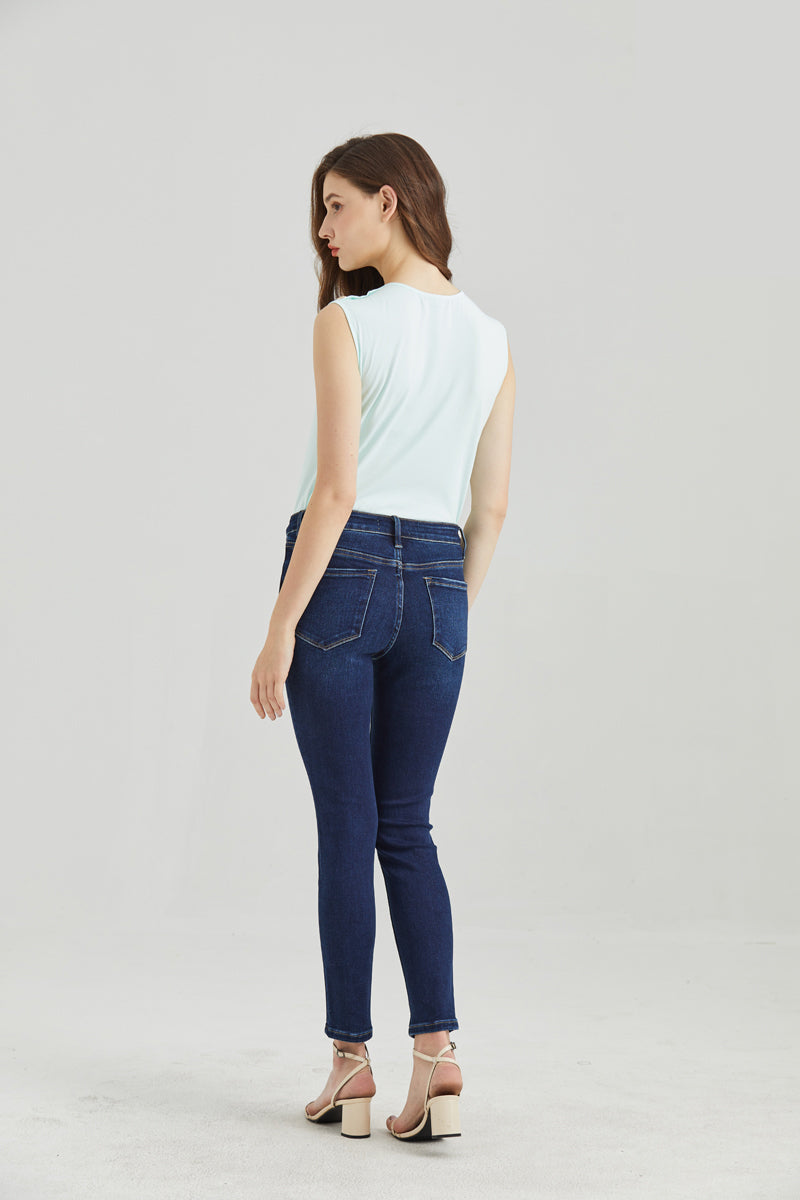 MID RISE SKINNY JEANS BYS2021