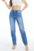 High Rise Straight With Distressed Hem