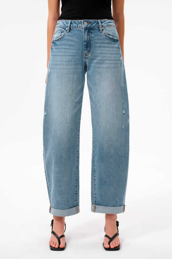 Osaka Low Rise Barrel Jeans