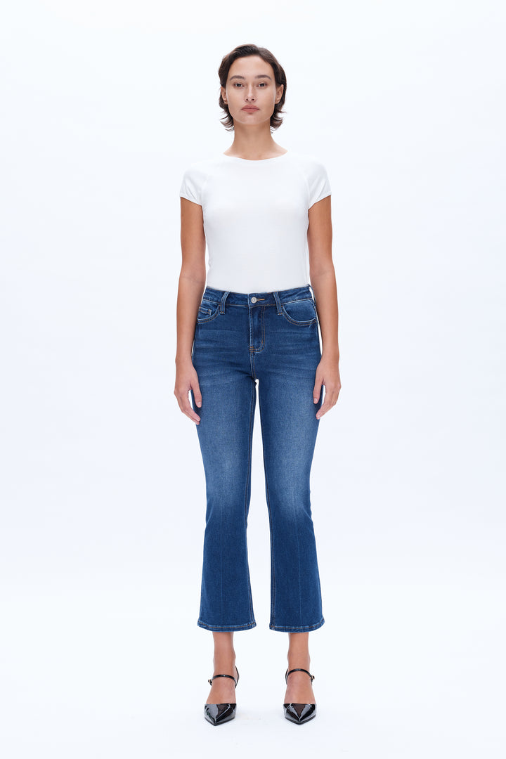 High Rise Bootcut Flare Denim Jeans