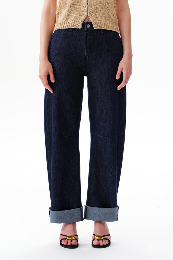 High Rise Vintage Barrel Jeans