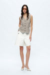 Timothy Drop Crotch Relax Denim Shorts-Shorts-BAYEAS