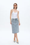 Beth Midi Denim Skirt-Skirts-BAYEAS