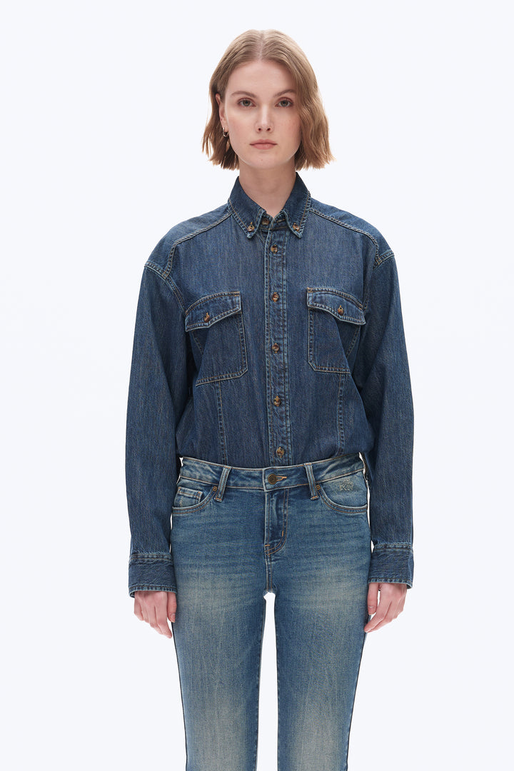 Oversized Denim Shirt