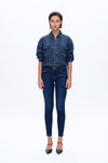 Mid Rise Ankle Skinny Jeans-Skinny-BAYEAS