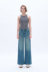 Aria High Rise Wide Leg Denim Jeans
